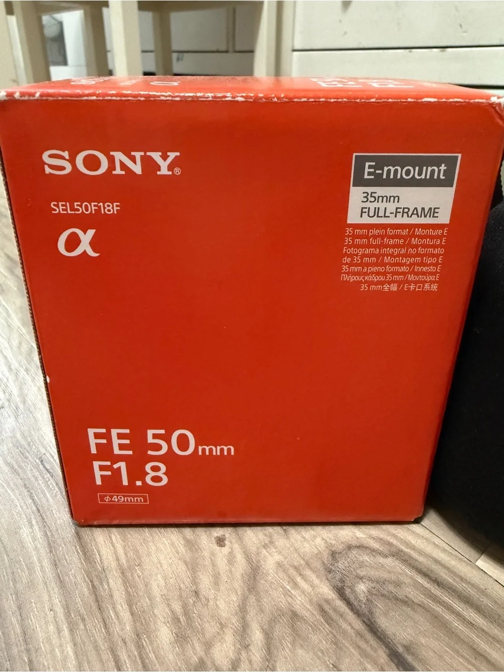 Sony FE 50mm F1.8 Lens - SEL50F18F